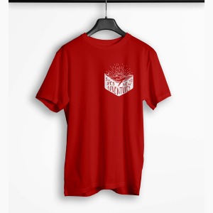 Tricou Barbati Personalizat Say Yes to New Adventures - Bărbați-Roșu