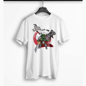 Tricou Barbati Personalizat Warcraft Thrall - Bărbați-Alb