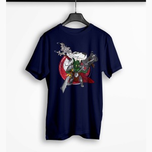 Tricou Barbati Personalizat Warcraft Thrall - Bărbați-Bleumarin