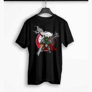 Tricou Barbati Personalizat Warcraft Thrall - Bărbați-Negru