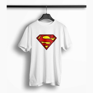 Tricou Barbati Personalizat Superman - Bărbați-Alb