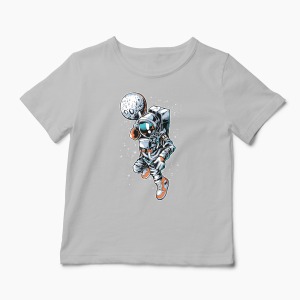 Tricou Baschet Astronaut Dunk - Copii-Gri