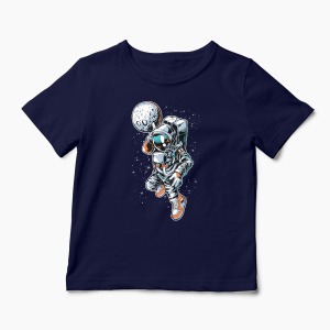 Tricou Baschet Astronaut Dunk - Copii-Bleumarin