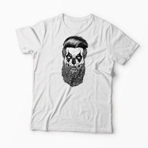 Tricou Beard Clown - Bărbați-Alb