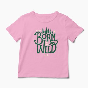 Tricou Born To Be Wild - Copii-Roz