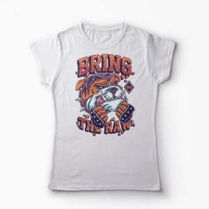 Tricou Bring The Raw - Femei-Alb