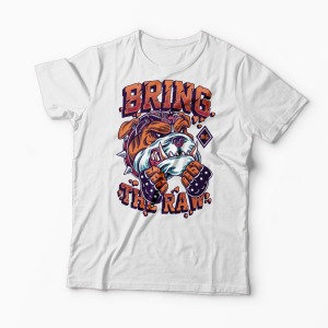 Tricou Bring The Raw - Bărbați-Alb