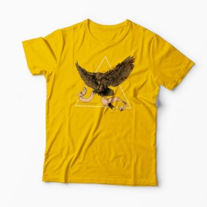 Tricou Bufniță - Bărbați-Galben