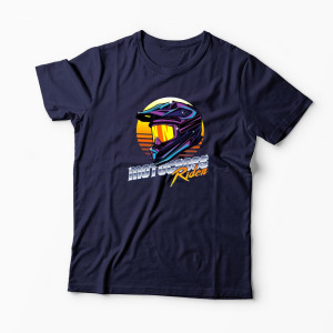 Tricou Cască Motocross Rider - Bărbați-Bleumarin