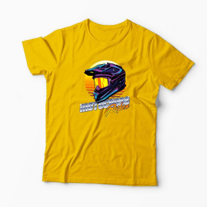 Tricou Cască Motocross Rider - Bărbați-Galben