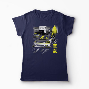 Tricou Civic JDM - Femei-Bleumarin