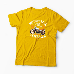 Tricou Club de Motociclete Cafe Racer - Bărbați-Galben