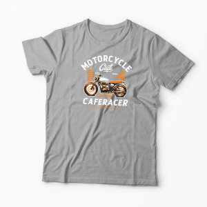 Tricou Club de Motociclete Cafe Racer - Bărbați-Gri