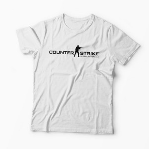 Tricou Counter Strike Global Offensive - Bărbați-Alb