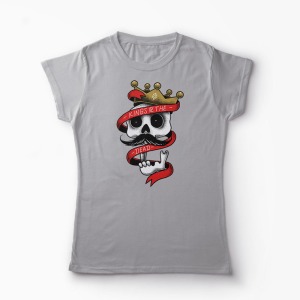 Tricou Craniu - Kings of The Dead - Femei-Gri