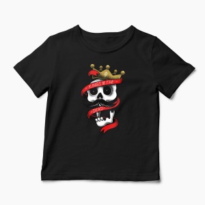 Tricou Craniu - Kings of The Dead - Copii-Negru