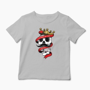 Tricou Craniu - Kings of The Dead - Copii-Gri