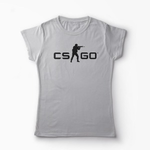 Tricou CS GO - Femei-Gri