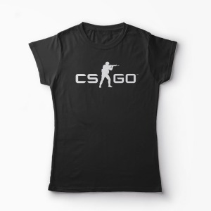 Tricou CS GO - Femei-Negru