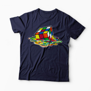 Tricou Cubul lui Rubik - Bărbați-Bleumarin