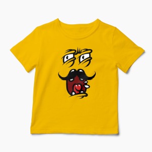 Tricou Dl. Mustata - Copii-Galben