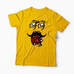 Tricou Dl. Mustata - Bărbați-Galben