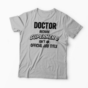 Tricou Doctor - Superhero - Bărbați-Gri