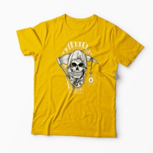 Tricou Experience Death - Bărbați-Galben