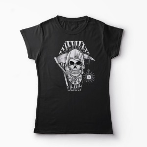 Tricou Experience Death - Femei-Negru