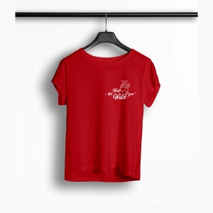 Tricou Femei Personalizat Keep The Wild in You - Femei-Rosu