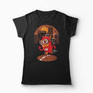 Tricou Flash Minion - Femei-Negru