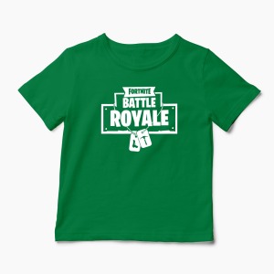 Tricou Fortnite Dog Tag - Copii-Verde