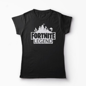 Tricou Fortnite Legend - Femei-Negru