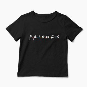 Tricou Friends - Copii-Negru