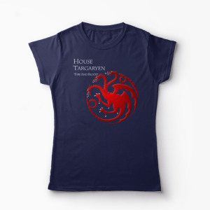 Tricou Game of Thrones House Targaryan - Femei-Bleumarin