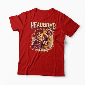 Tricou Headbomb - Bărbați-Roșu