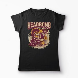 Tricou Headbomb - Femei-Negru