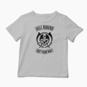 Tricou Hell Riders Got Your Way - Copii-Gri