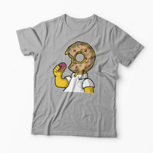 Tricou Homer Love Donut - Bărbați-Gri