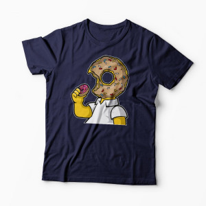 Tricou Homer Love Donut - Bărbați-Bleumarin