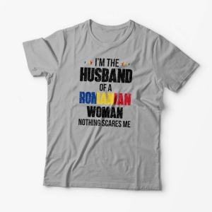 Tricou Sunt Sotul Unei Romance - Bărbați-Gri
