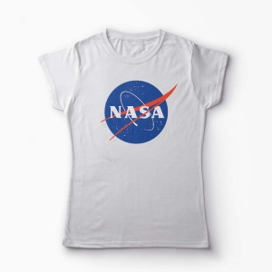 Tricou Inginer Nasa - Femei-Alb