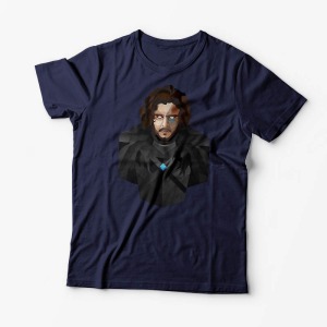 Tricou Jon Snow - Urzeala Tronurilor - Bărbați-Bleumarin
