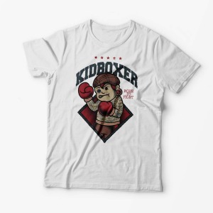 Tricou KidBoxer - Bărbați-Alb