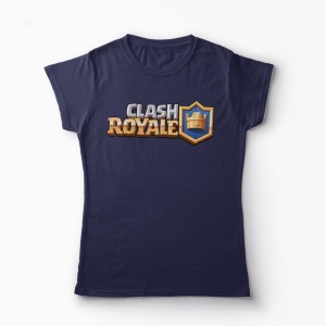 Tricou Logo Clash Royale - Femei-Bleumarin