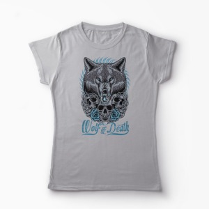 Tricou Lupul de Moarte - Femei-Gri