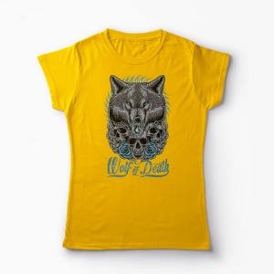 Tricou Lupul de Moarte - Femei-Galben