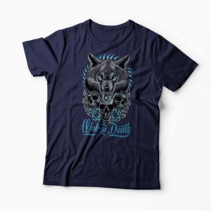 Tricou Lupul de Moarte - Bărbați-Bleumarin