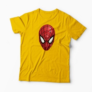 Tricou Mască Spiderman - Bărbați-Galben