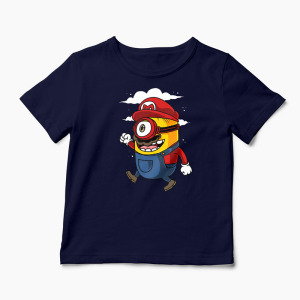 Tricou Minion Super Mario Bros - Copii-Bleumarin